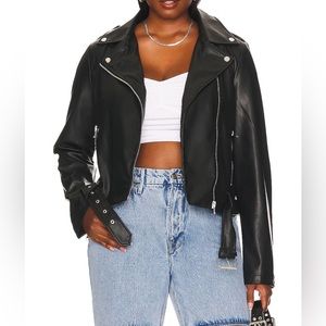 Plus size leather jacket - Remi x Revolve Leather Jacket in size 1X (never worn)
